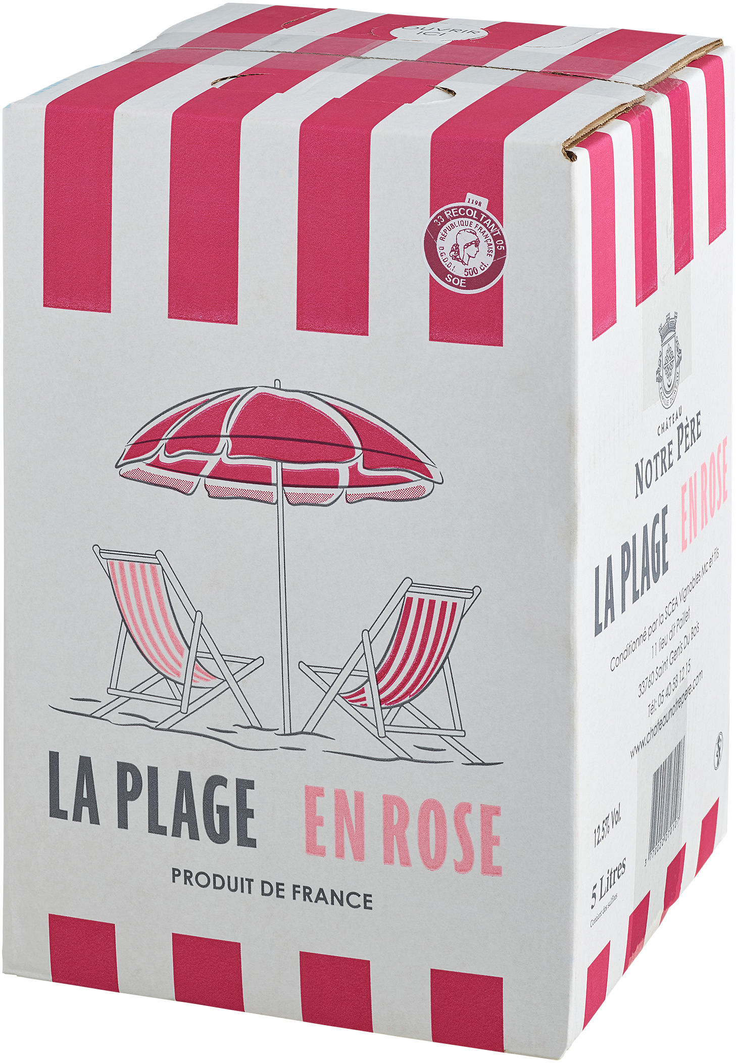 Château Notre Père « La Plage en Rose » BIB 5 L