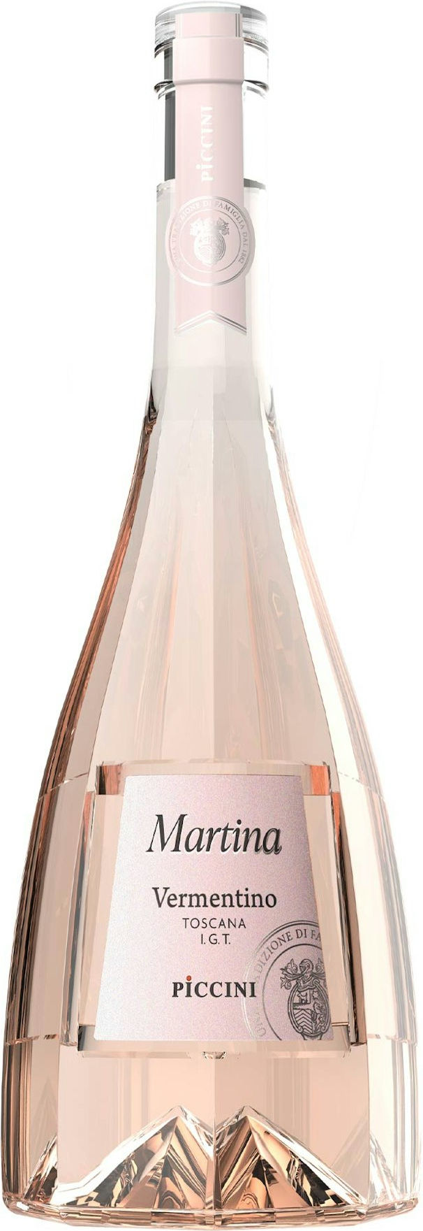 Une photo du vin Piccini « Martina » Vermentino Rosato