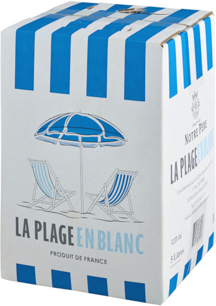 Château Notre Père « La Plage en Blanc » BIB 5 L