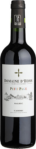 Une photo du vin Domaine d'Homs « Petit Page »